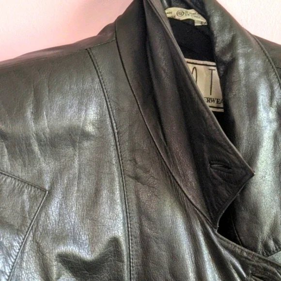 80s Vibe BB Dakota Leather Long Coat SM